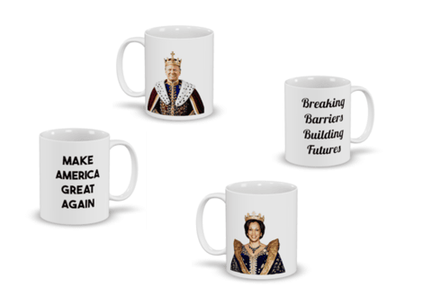 Kamala and Trump Mugs
